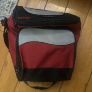 Thermos Red and Black cooler Bag